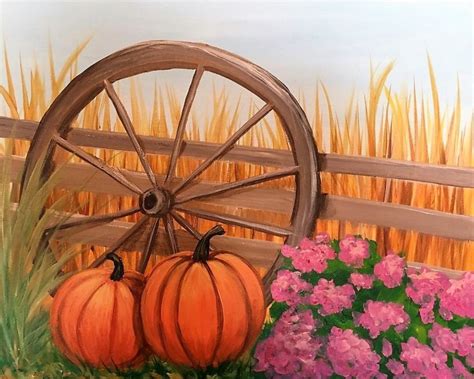 fall scenery painting|simple fall painting ideas.